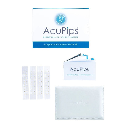 AcuPips Ear Seed Kit - 80 Gold Plated Ear Seeds