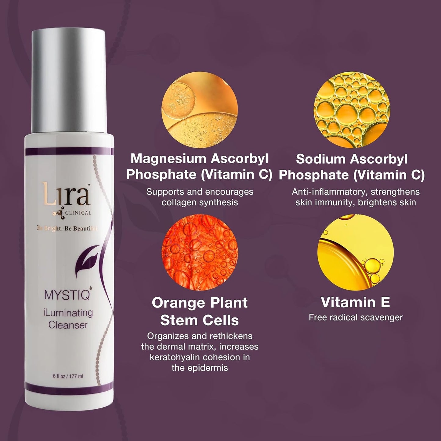 Lira Clinical Mystiq iLuminating Cleanser 177ml